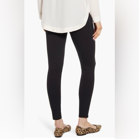 Nordstrom Pants - Final Price - Nordstrom - Essential High Waist Pintuck Ponte Leggings - Black